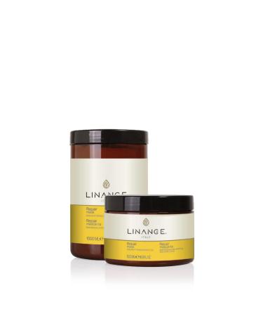Linange Repair Mask with Shea Butter & Coconut Oil 500ml - Buy Online + Free Starry Lip Plumping Gloss 10ml | International Shipping - Buy Online on GoSupps.com
