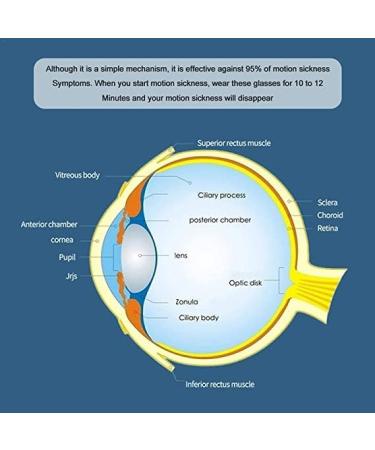 Anti Motion Sickness Glasses - Lightweight Portable Anti Nausea Treatment for Carsickness, Seasickness, Airsickness, Vertigo - Ideal for Travel, Gaming, Plane, Boat - Kids and Adults - Buy Online on GoSupps.com