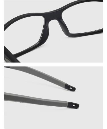 Zhuyiqz Classic +200 Anti-Blue Light Reading Glasses for Men & Women - Gray Anti-Eyes Strain Flat Lighting Mirror - Buy Online on GoSupps.com