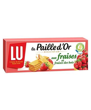 Epicerie sucr e PAILLE D'Or - Gold Strawberry Strawberry Wood 170 g - Pack of 3