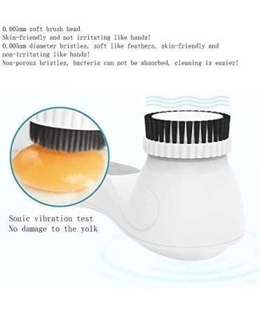 Corsehild Facial Cleansing Brush IPX7 Waterproof Face Scrubber Face Brushes for Cleansing and Exfoliating with 4 Speed Modes Deep Cleaning Face Inductive Charging ultrasonic Vibration - Buy Online on GoSupps.com