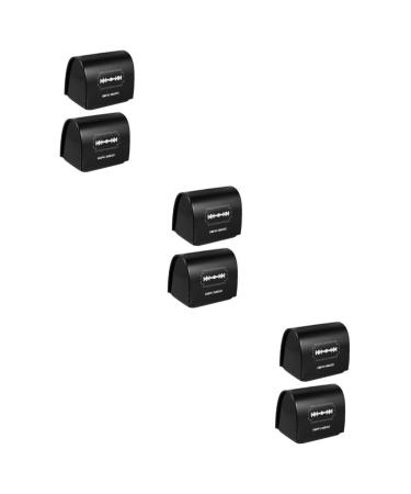 Minkissy 6 pieces of blades-storage box square safety-waste rasier-bank disposal travel rasier-etui men's retail razor for shaving