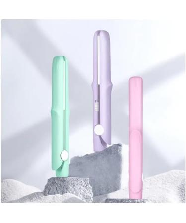2-in-1 Mini Curling Wand & Flat Iron Hair Straightener Mini Dual Purpose Curling Iron Mini Curling Iron for Short Hair Portable Travel Curling Wand & Straightening Iron (D) - Buy Online on GoSupps.com