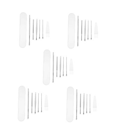 GLEAVI 20 Sets Ear Pick Tool Ear Curette Kit Ear Cleaning Tools Ear Cleaner Stick Kit De Limpieza De Ear Wax Curette Ear Wax Scraper Child Ear Picking Tool Stainless Steel Aldult