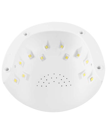 24W UV Nail Dryer Lamp - LED Gel Hardening 30s/60s Timer & Auto Sensor | Perfect Nail Art Tools for All Nail Polishes - Buy Online on GoSupps.com