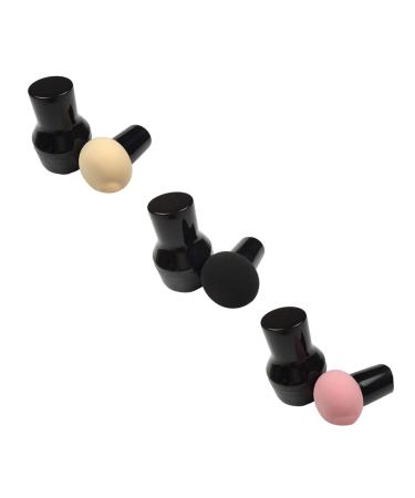 Ipetboom 6sets Mushroom Head Puff Convenient Makeup Puff Beauty Face Puff Triangle Puffs for Loose Blending Sponge Cosmetic Accessories Girl Beauty Egg Hydrophilic Polyurethane