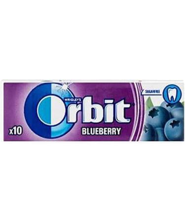 10 Packs of Original WRIGLEY'S Orbit/Extra Chewing Gum Packs Fresh Stock (Orbit - Blueberry 20 Pack) Helps keep Teeth Clean And Mouth Fresh