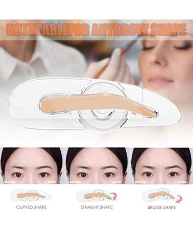 Scucs Eyebrow Stamp - Adjustable Arch Makeup Tool Set | Easy & Portable Eyebrow Shaping | International Shipping - Buy Online on GoSupps.com
