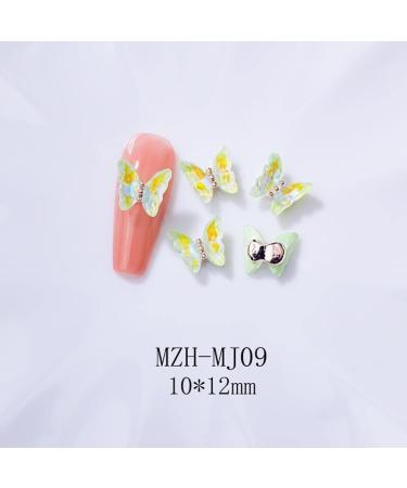 3D Nail Art Rhinestone Crystal AB Butterfly Charms Sparkle Nail Decoration Jewerlry Hand Craft DIY Accessories (MJ09) - Buy Online on GoSupps.com