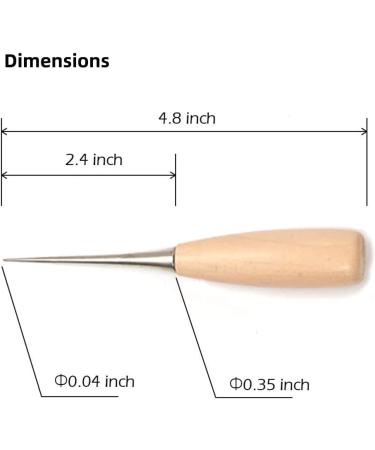 WUTA Leather Craft Awl Tools - 3 Pack Sewing Hole Punch Tool Set - Buy Online on GoSupps.com