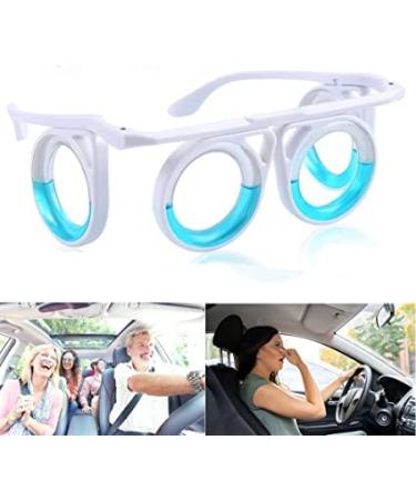 Anti Motion Sickness Glasses - Carsickness Seasickness Airsickness Vertigo - Lightweight Portable Anti Nausea Treatment-Works for Travel Gaming Plane Boat or car Rides Kids and Adults