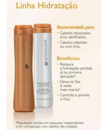 Satinique Smooth Moisture Shampoo & Conditioner (2 x 9.4 Oz) - Amway International Shipping - Buy Online on GoSupps.com