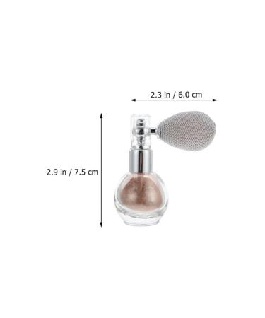 KALLORY 2pcs Glitter Spray Mist Bottles for Hair Body & Face Perfect Makeup Accessories for Highlighter & Fragrance | International Shipping Available - Buy Online on GoSupps.com