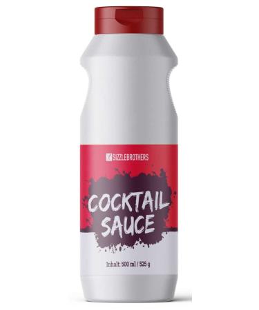 Sizzlebrothers Cocktail sauce |500 ml / 525g |Delicious cocktail sauce as a grill classic for fish shrimp seafood meat vegetables or cold food |Grill sauce dip & dressing