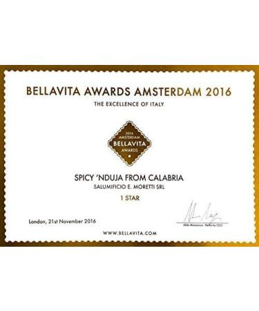 Moretti Nduja Calabrese Di Spilinga Artisan and Original Spicy Non-GMO Spreadable and Creamy 180g Jar (180g (Pack of 1)) - Buy Online on GoSupps.com