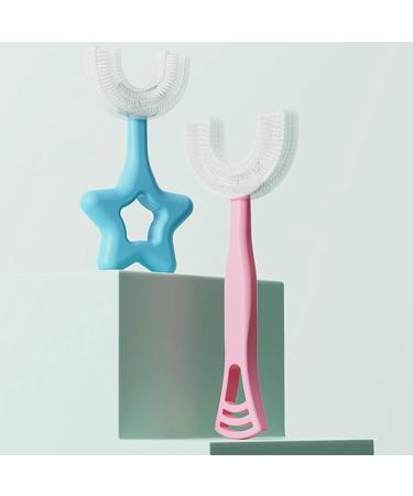 Shop Safe U-Shaped Kids Toothbrush - Silicone Head for Full Mouth Cleaning | Comfortable & Easy for Ages 2-6 - Buy Online on GoSupps.com