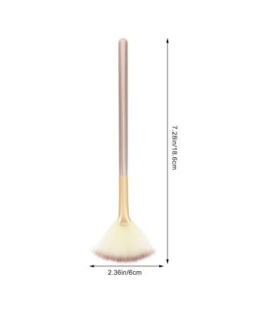 FRCOLOR 9 Pcs Makeup Brush Set - Fan Shaped Contouring & Highlighting Brushes for Flawless Face Makeup | International Shipping Available - Buy Online on GoSupps.com