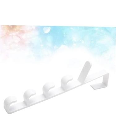 GLEAVI 3pcs 5 Plastic Hooks Portable Coat Towel Over Holders Door Hangerwhitel Hanging Hat The Rack - Buy Online on GoSupps.com