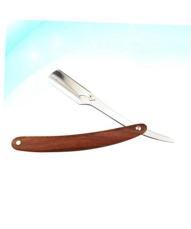 Minkissy Men's Razors & Body Shavers - Safe Straight Blade Folding Razor with Panda Headband | Premium Manual Wooden Shaving Tools for Men - Buy Online on GoSupps.com