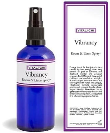Vitali-Chi Vibrancy Essential Oil Spray with Lemongrass and Lemon | for Energy Boost Relaxation & Peace | Air Freshener Aura & Room Spray with Refreshing & Soothing Aroma - 50 ml - Buy Online on GoSupps.com