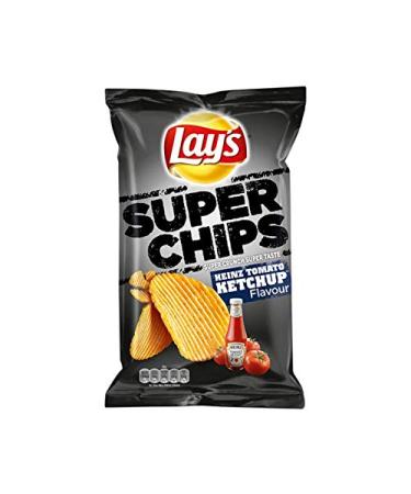 P pites de tomates Heinz | Lay's | Super Chips Heinz Tomato Ketchup | Poids total 215 grammes