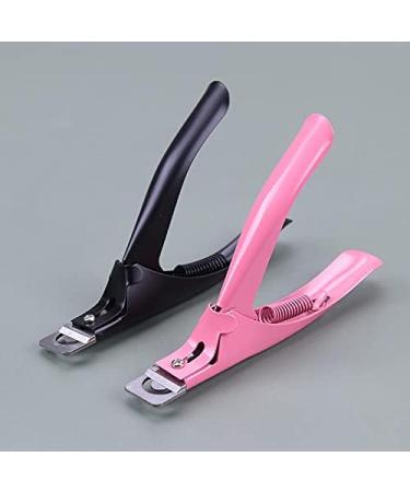 MARLAS Professional-Grade Acrylic False Nail Trimmer - Precision Stainless Steel Cutter (Pink) - Buy Online on GoSupps.com