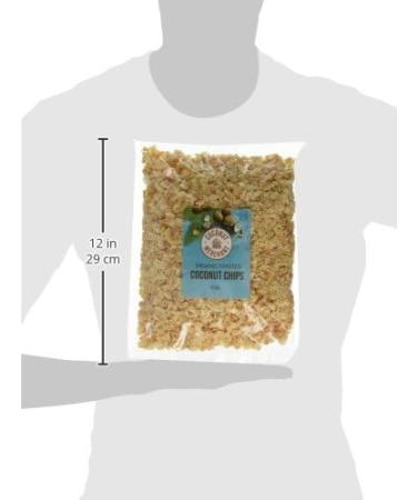 Coconut Merchant Toasted Coconut Chips 500g - Vegan, Low GI, Ethically Sourced - Buy Online on GoSupps.com