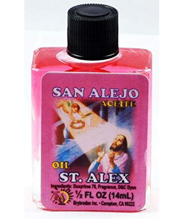 1 Piece BRYBRADAN Saint Alex Spiritual Oil SAN ALEJO ACEITE ESPIRITUAL 1/2 FL OZ 14.7ML SAINT ALEX 1 Fl Oz (Pack of 1)
