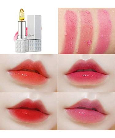 3 Pieces Magic Crystal Lipstick with Flower | Beexy Waterproof Color-Changing Lip Balm | Jelly Lips - Shop Now! - Buy Online on GoSupps.com