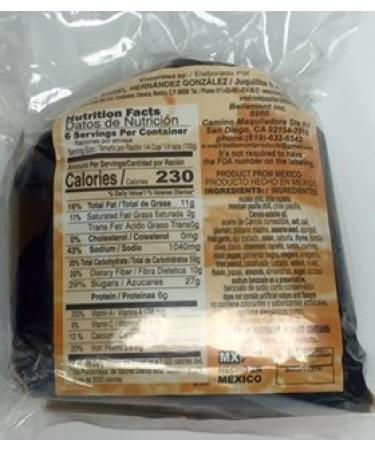 Juquilita Black Mole Paste from Oaxaca - 17 oz (1.06 lb) - Authentic Mexican Sauce - Buy Online on GoSupps.com