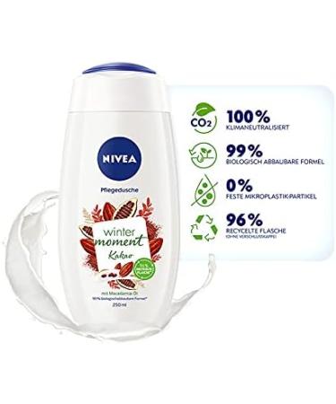 Beiersdorf NIVEA Winter Moment Cacao Caring shower gel 250 ml winter shower gel with the warm scent of cocoa cream shower with macadamia oil - Buy Online on GoSupps.com