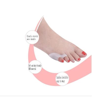 DEAVER Two Hole Gel Toe Separator - Double-Hole Pinky Spacer for Overlapping Toes, Callus & Blister Relief - 2 Pairs - Buy Online on GoSupps.com