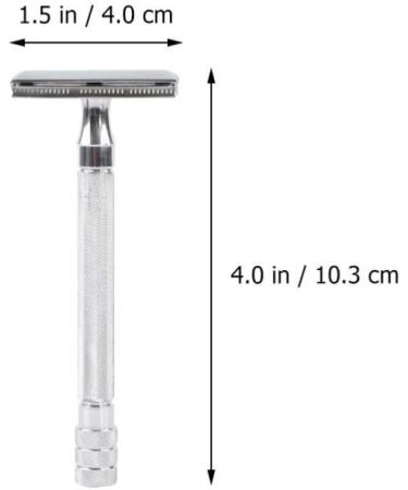 Uonlytech Double Razor Set for Men - Reusable Metal Shaving Razor & Hair Clip - International Shipping Available - Buy Online on GoSupps.com