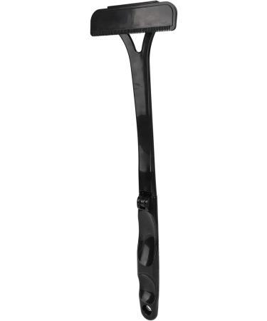 Brnoo Back Razor for Men | Extra Long Handle & Foldable Body Hair Cutter | Professional Black Back Blade (No Blade) - Buy Online on GoSupps.com