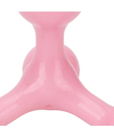 4-Ball Mini Hand Massager - Ergonomic Triangular Design for Reduced Pain Lightweight & Easy to Use - Perfect for Neck Relief - Durable Pink Plastic - Buy Online on GoSupps.com