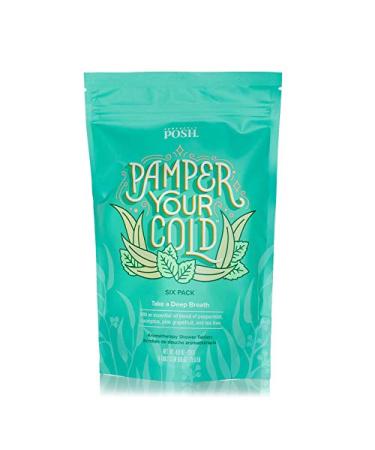 Perfectly Posh Pamper Your Cold Shower Tablets Six Pack 4.8 oz