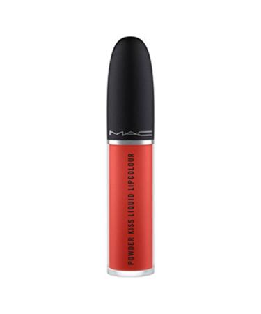 MAC Powder Kiss Liquid Lipcolor - 991 Devoted To Chill for Women - 0.17 oz Lipstick
