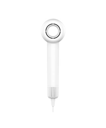 harayaa Hair Dryer Hairstyling Tool 1400 Watt Fast Drying Professional Blow Dryer Mini Air Blower for Travel Women Curly Hair Salon white