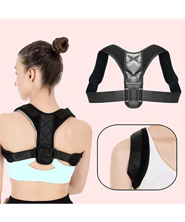 Posture Corrector Back Posture Corrector Belt Adjustable Clavicle Spine Shoulder Lumbar Posture Correction (Black V L) Better life One S - Buy Online on GoSupps.com