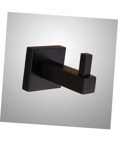 Alipis 2pcs Towel Hook Wall Mounted Towel Holder Coat Hook Towel Hanger Clothes Hook Accessories Matte mediumx2pcs Blackx2pcs - Buy Online on GoSupps.com