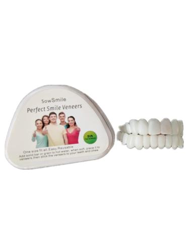 New Silicone Gel Smile Upper and Lower Cosmetic Teeth Tooth Cover Perfect Smile Veneers Comfort Fit Flex molds Mold Denture Braces - Buy Online on GoSupps.com