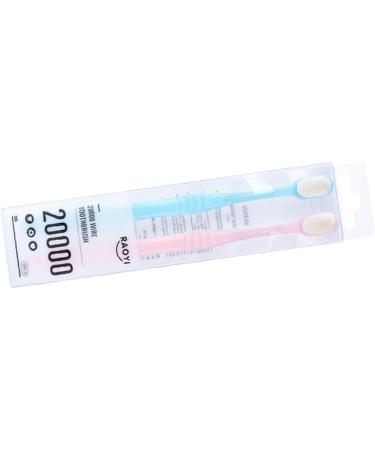 Minkissy 2-Pack Nylon & Silicone Children's Toothbrush - Soft & Safe Manual Toothbrush for Kids & Adults Eco-Friendly Household Cleaner Ideal for Pregnant Women - International Shipping Available - Buy Online on GoSupps.com