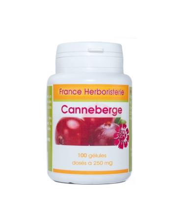 CRANBERRY CAPSULES 100 capsules dosed 250 mg