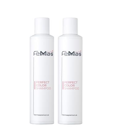 Femmas FemMas Pure Perfect Color Shampoo 200ml for Colored Highlighted & Tinted Hair - Colour Protection - Long Lasting Shampoo Vegan & Cruelty Free
