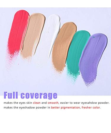 MAEPEOR Matte Eyeshadow Primer - 6 Colors, Long-lasting & Waterproof Eye Primer for All Shadows (Dark) - Buy Online on GoSupps.com