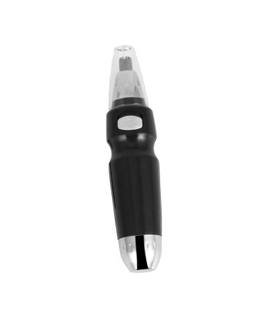Nose Hair Clippers Electric Eyebrow Trimmer Nose Hair Cutter Electric Shaver for Men Vibrissa Trimmer Electronic Eyebrow Facial Hair Remover Tool Nasal Hair Remover Slicer Nail Man 13.5X3X3CM Black