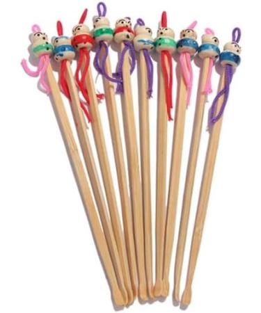 14 Pcs Bamboo Ear Cleaner | Goose Feather Wood Ear Pick | Portable Ear Wax Cleaning Stick & Remover Tools - Buy Online on GoSupps.com