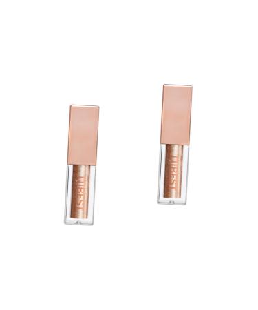 FOMIYES 2pcs Glow Eye Powder Women Makeup Glitter Eyeshadow Liquid Eyeshadow Eye Shadow Pearlescent