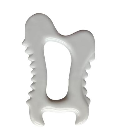 Fubdnefvo 1 Piece Guasha Tools Ceramic Scraper Board for Face Lift Slimmer Reduces Puffiness Body Sculpting