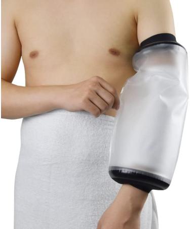 Waterproof Cast Protector for Adults - Lightweight & Reusable Knee/Elbow Cover - Waterproof Seal for Wound/Burns - Black/Blue - Buy Online on GoSupps.com